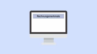Foto: Rechnungsmerkmale